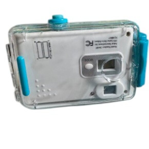 Sakar Aqua Shot 26480 Waterproof Digital Camera Blue Tested Works Pool Beach - Picture 1 of 14